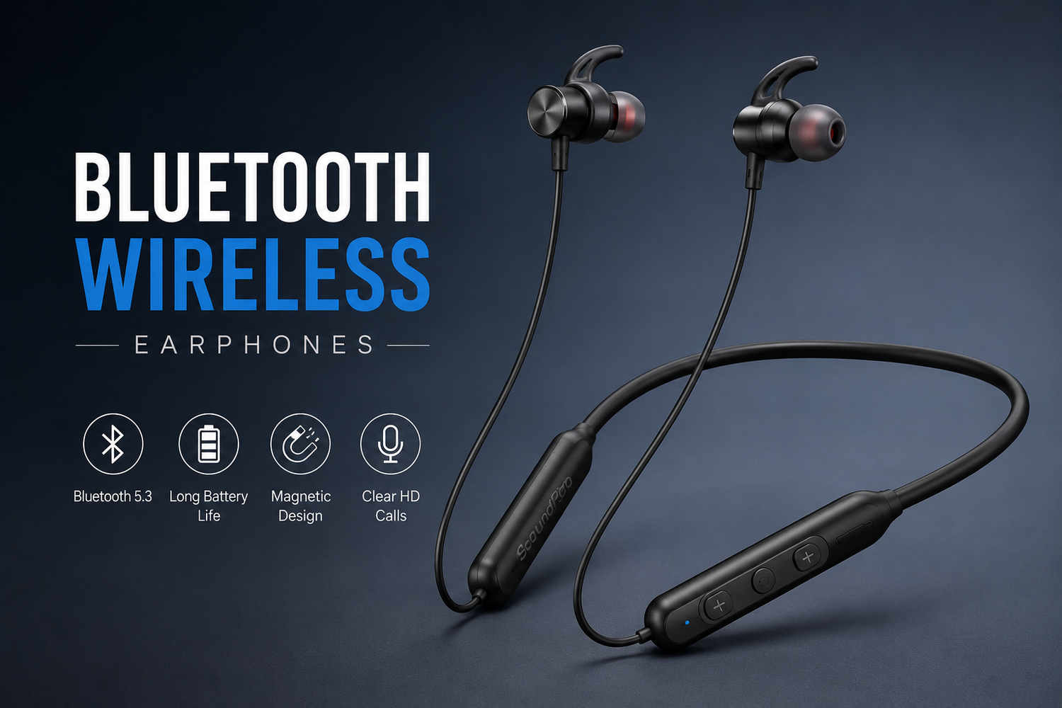 wired Bluetooth headphones